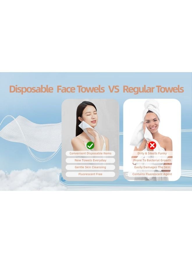 SEEDNUR - Seednur Ultra Soft Face Towels, Clean Skin More Powerfully, Longer Thicker & More Absorbent, Suitable For All Skin Type (80 Sheets/Bag) - Image 1
