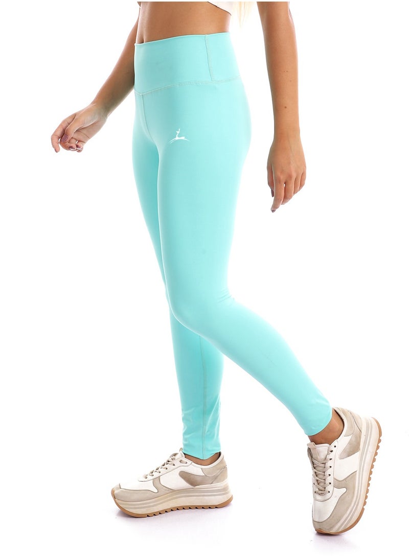 Doe sportswear - Plain Sportive Stretch Leggings-Mint Green - Image 1