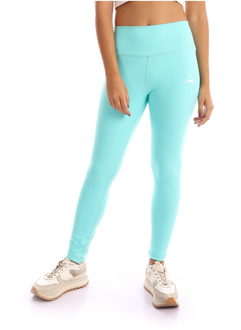 Doe sportswear - Plain Sportive Stretch Leggings-Mint Green - Image 1