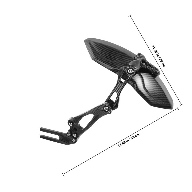 Motorcycle Rear Mud Guard Rear Splash Guard Motorcycle Mud Flap Wheels Mudguard - Image 2