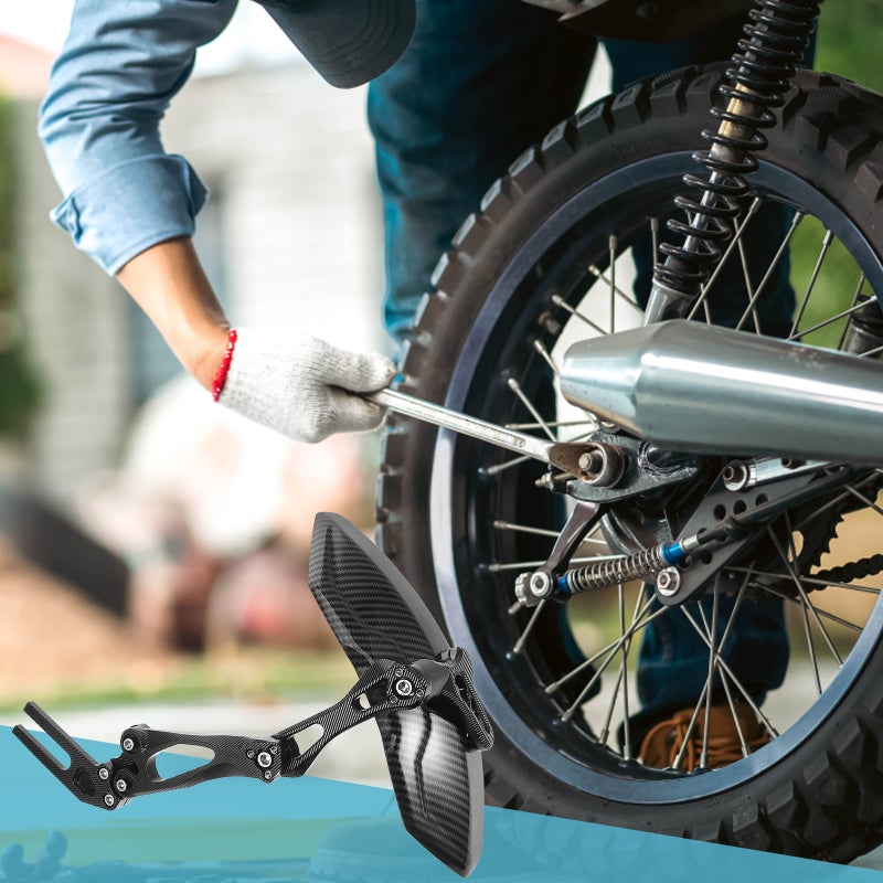 Motorcycle Rear Mud Guard Rear Splash Guard Motorcycle Mud Flap Wheels Mudguard - Image 4