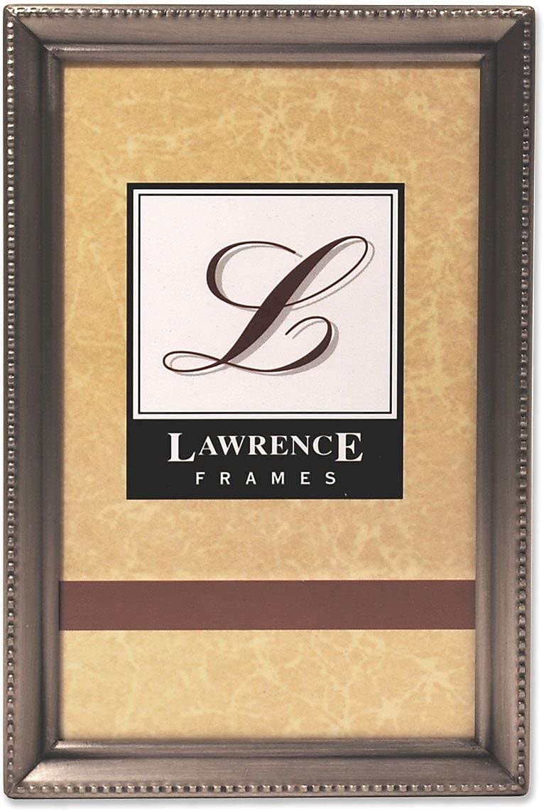 Lawrence Frames Bead Border Design  8x12  Pewter