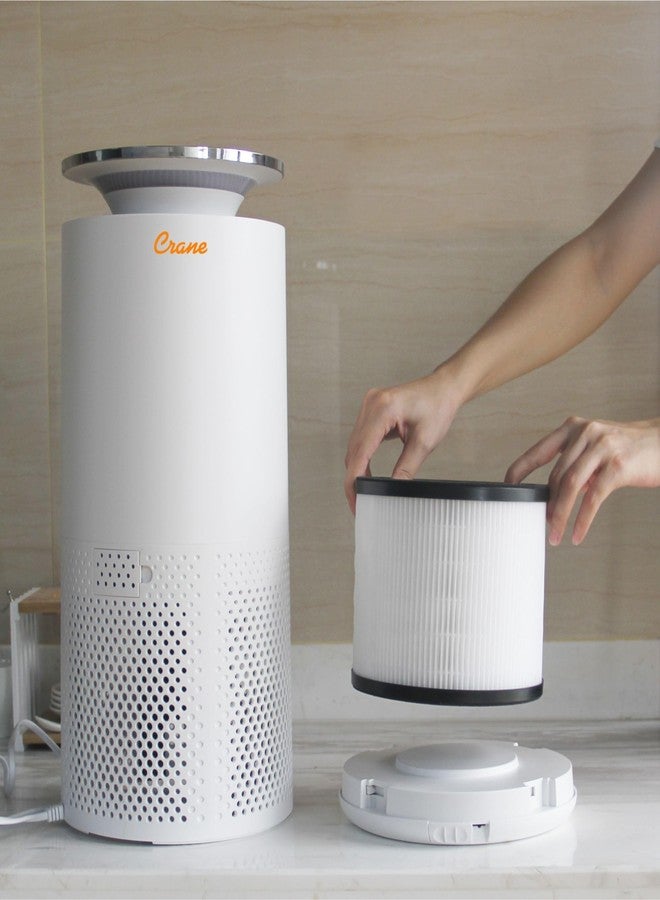 Crane Genuine Air Purifier Replacement Filter For Model EE-5069, HS-1943 HEPA Air Filter Replacement, Pack Of 1, 3-Stage Filtration For Better Indoor Air Quality - Image 5