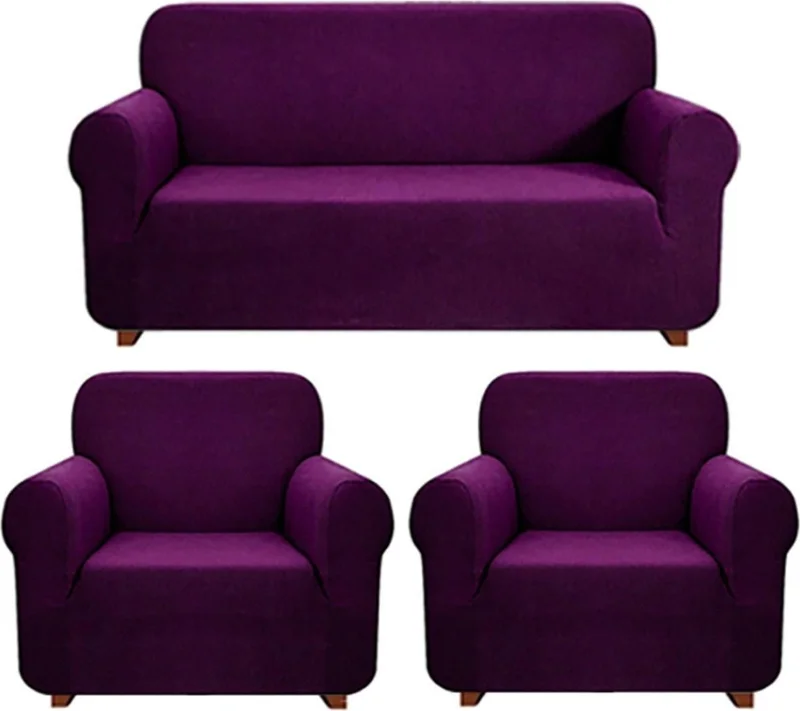 الجيار Lycra Sofa, Sofa, Sofa Bed Cover Elastic, Pitikare Pattern3+1+1