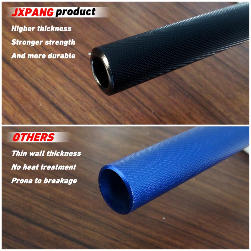 JXPANG 7/8 Inch 22mm Dirt Bike Handlebars 6063-T6 Aluminum,Compatible Pit Or Dirt Bike Handlebar With Foam Pad Universal For Motocross Pit Dirt Bike ATV Quad Mini Bike CRF YZF KXF KLX RMZ (Black) - Image 1