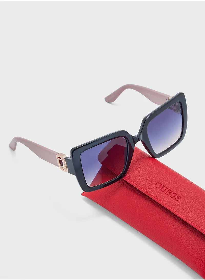 GUESS Square Uv-Protected Oversized  Sunglasses