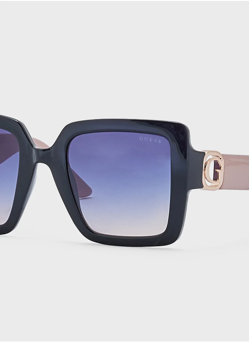 GUESS Square Uv-Protected Oversized  Sunglasses