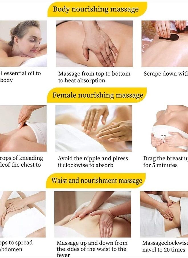 CMWGKBC - Ginger Oil, Ginger Massage Oil for Lymphatic Drainage, Arnica Oil, 100% Natural Massage Oil with Grape Seed Oil, Arnica Extract, Vitamin E Oil and Ginger Oil-Warming and Relaxing - Image 1