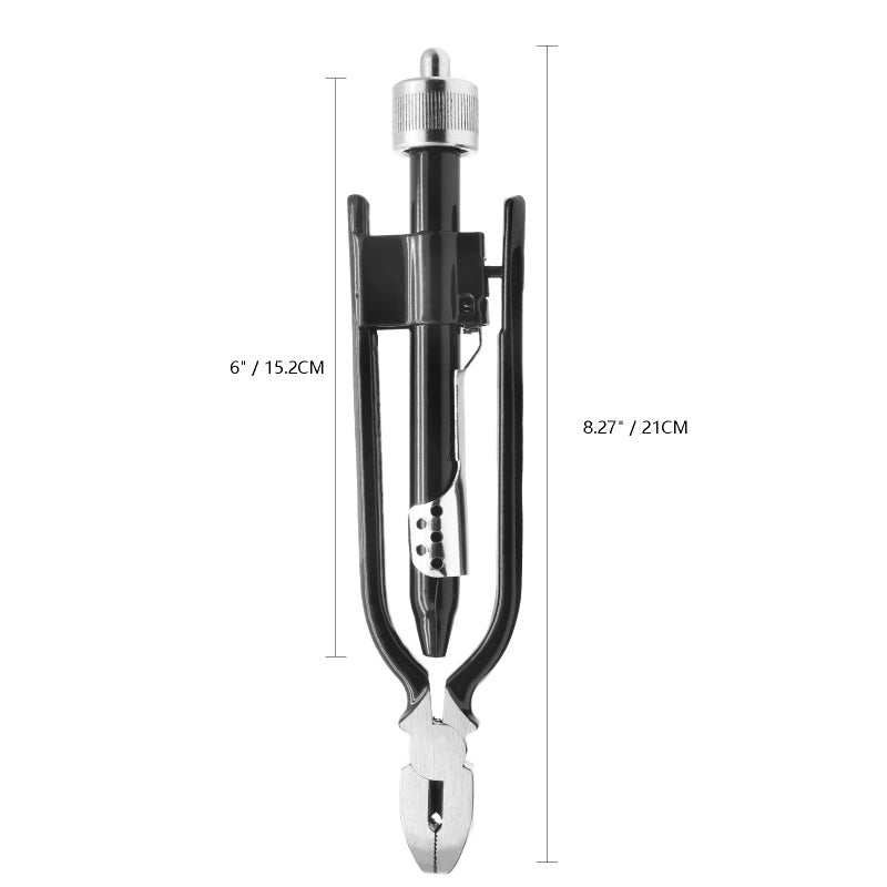 Jersvimc 6 Inch Safety Wire Twist Pliers Aircraft Wire Pliers Aviation Reversible Wire Twister Tool Industry Grade Electrical Pliers Auto Lock Fuse Pliers For Baling Tie - Image 4