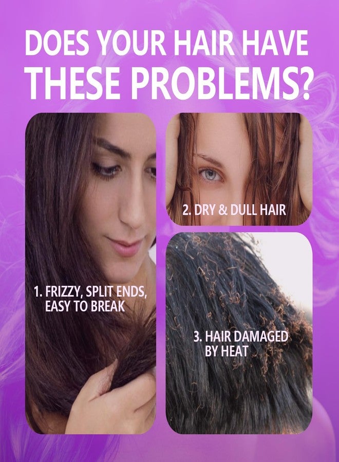 Lanthome Anti Frizz Hair Serum for - 2 In1 Frizz Control &Heat Protectant with Camellia Japonica Seed Oil for Frizzy, Dry & Damaged Hair - Nourishes and Repairs Hair for Shine and Softness 60mL(2.028 fl.oz） - Image 3