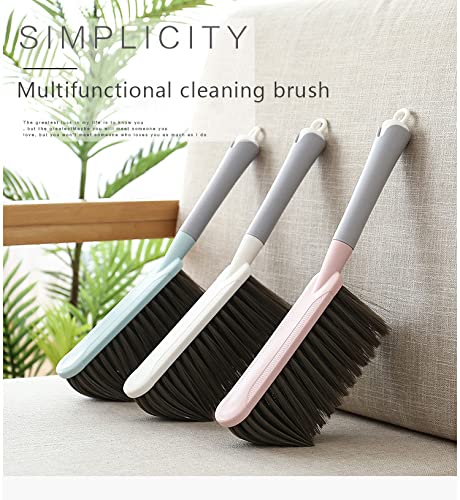 Dhvsam Multifunctional Dust Brush - Soft Cleaning Brush with Microfiber, No Dust, Soft Bristles for Bed, Wardrobe, Couch, Car Seats, Piano (White) - Image 5