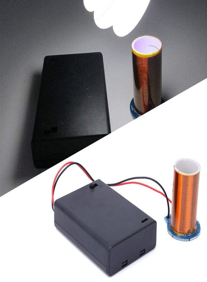 Qinlorgo Tesla Transmission Kit, High Efficiency Beautiful Mini Tesla Coil, Stable High Strength Convenient Course Design For Student Experiments(Finished product) - Image 3