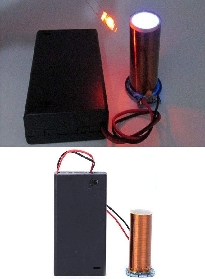 Qinlorgo Tesla Transmission Kit, High Efficiency Beautiful Mini Tesla Coil, Stable High Strength Convenient Course Design For Student Experiments(Finished product) - Image 5