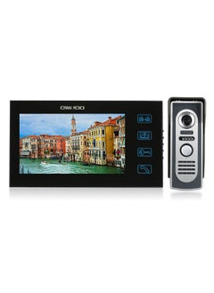 OWSOO 7-inch Color Video Door Phone Doorbell Intercom Kit Touch Screen Waterproof Outdoor Camera Indoor Monitor Night Vision Home Security
