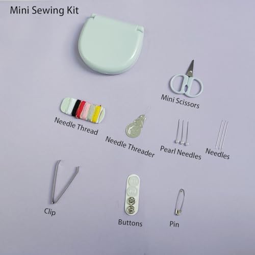 ZTEOFO 2 Pack Mini Travel Sewing Kit - Portable Heart-Shaped Box - Image 5