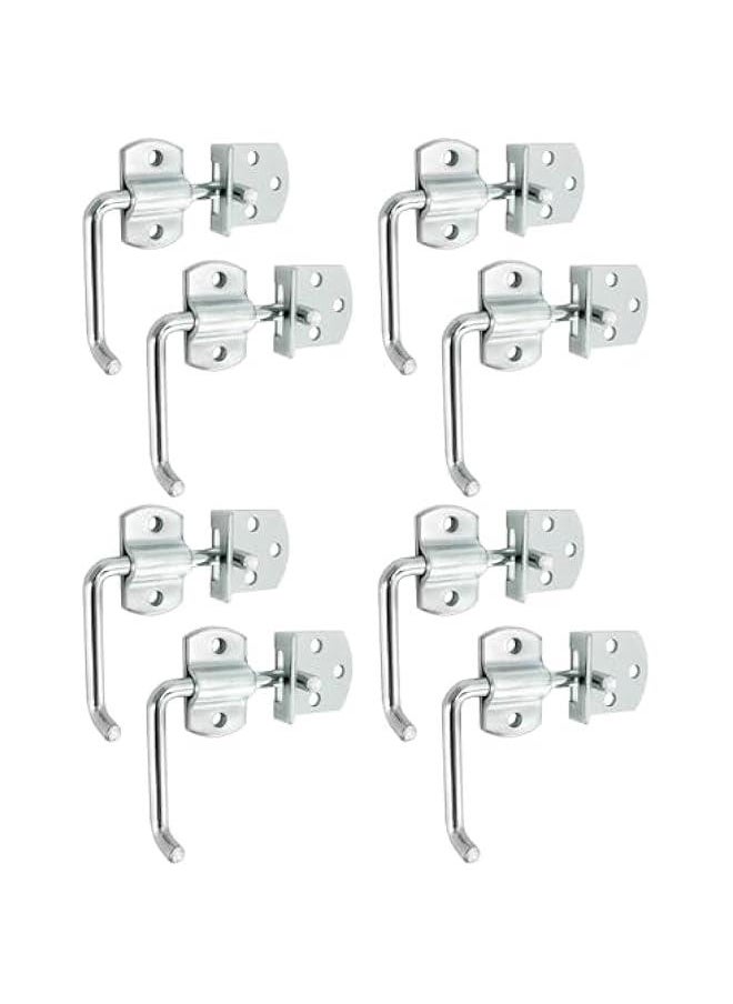 Arabest Straight Side Gate Latches, Surface Galvanized Security Latch Sets Used for Utility Trailers, 8 Pack Stake Body Gates, Sheds, Wood, Trucks and Trailers  - Image 1