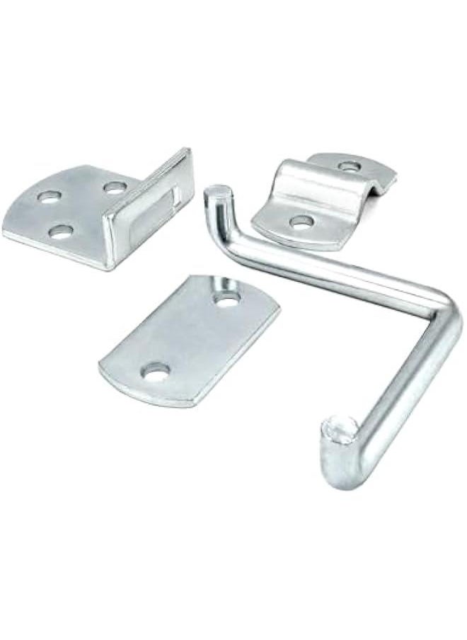 Arabest Straight Side Gate Latches, Surface Galvanized Security Latch Sets Used for Utility Trailers, 8 Pack Stake Body Gates, Sheds, Wood, Trucks and Trailers  - Image 2