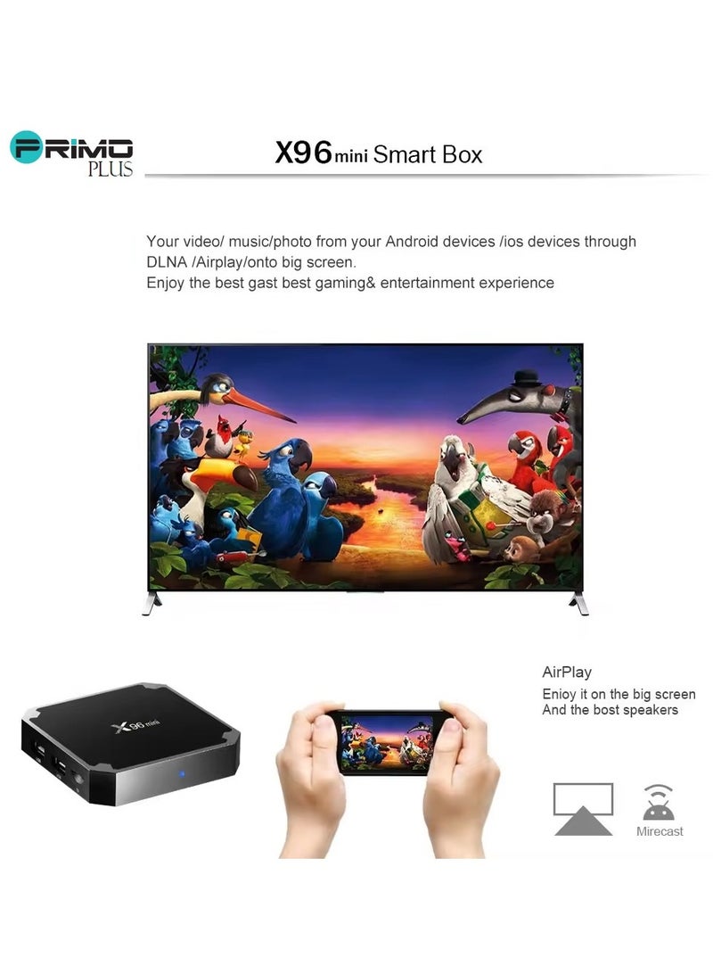 بريمو بلس تي في بوكس بالأندرويد بدقة فائقة الوضوح 4K مع جهاز تحكم عن بعد - Image 4