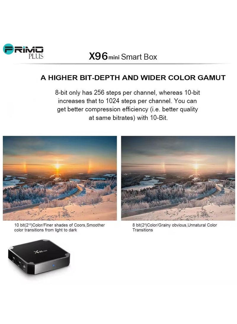 بريمو بلس تي في بوكس بالأندرويد بدقة فائقة الوضوح 4K مع جهاز تحكم عن بعد - Image 5