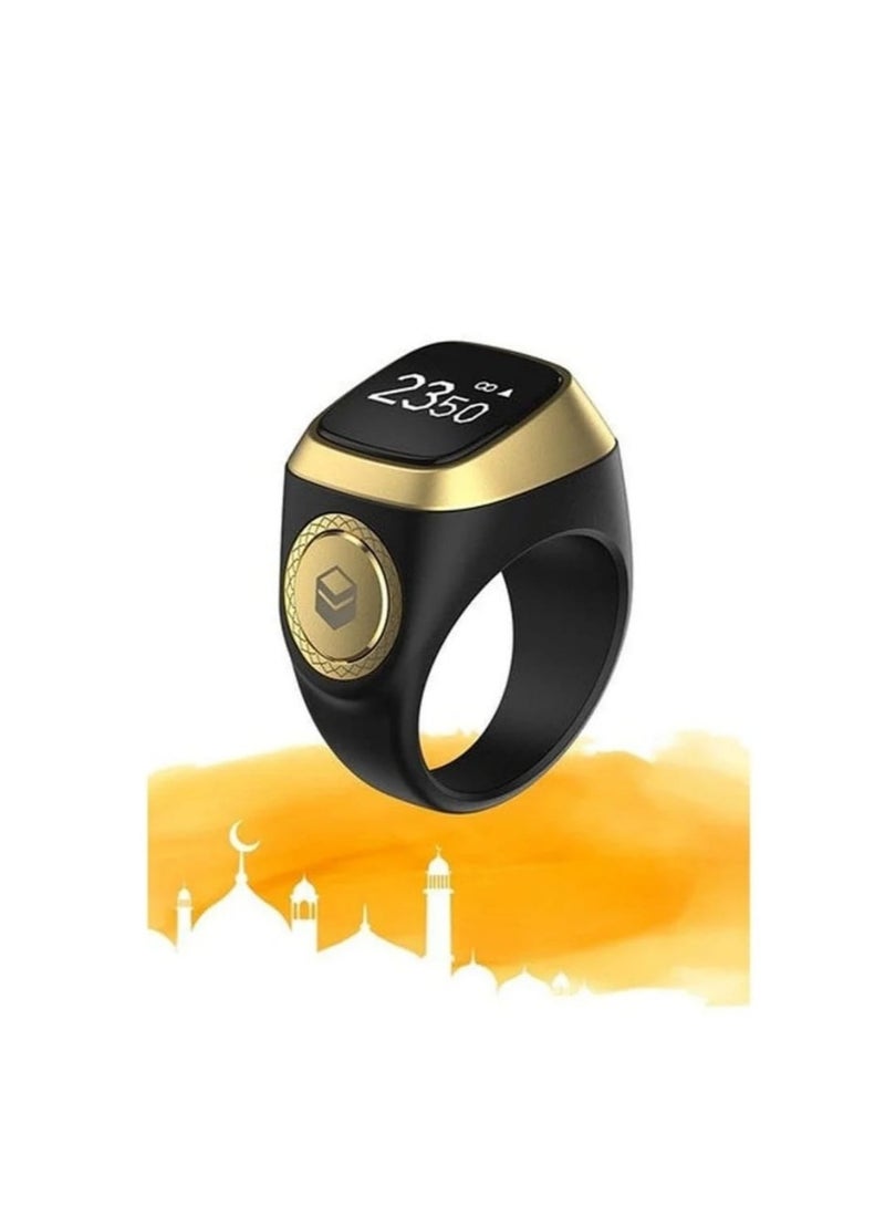 iQIBLA Zikr Smart Tasbih Ring 22mm - Image 1