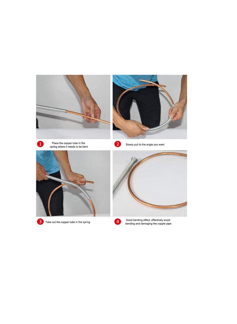 Arabest Spring Bending Set for HVAC - Includes 1/4, 3/8, 1/2, 8/5, 3/4, and 7/8 sizes - Ideal for Coiled Copper in Air Conditioning and Refrigeration applications - Image 2