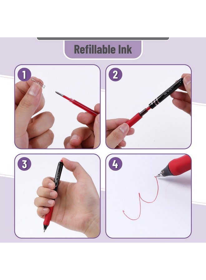 Mr. Pen- Retractable Gel Pens, 8 Pack, Vibrant Barrels, Fast Dry, Colorful Ink Gel Pens Fine Point 0.7mm, Retractable Pens, Cute Pens, Gel Ink Pens, Aesthetic Pens for Journaling Fine Tip Pens - Image 5