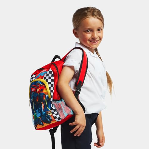 Blaze and The Monster Machines Backpack | Boys Backpacks | Monster Trunk School Bags for Kids - Image 2