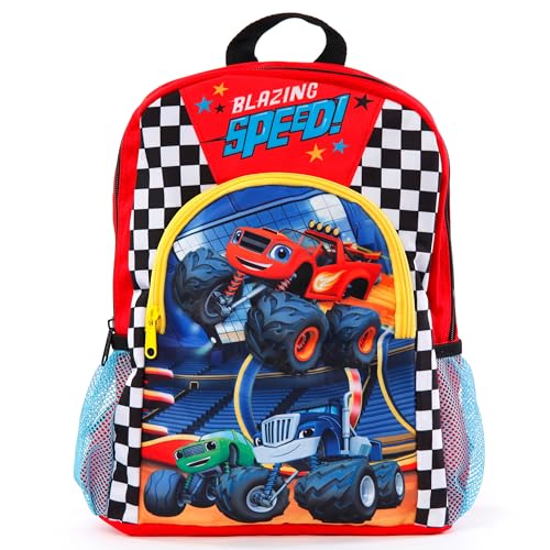 Blaze and The Monster Machines Backpack | Boys Backpacks | Monster Trunk School Bags for Kids - Image 1