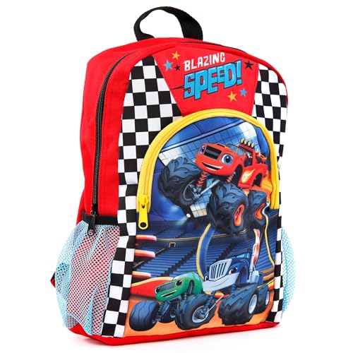 Blaze and The Monster Machines Backpack | Boys Backpacks | Monster Trunk School Bags for Kids - Image 3