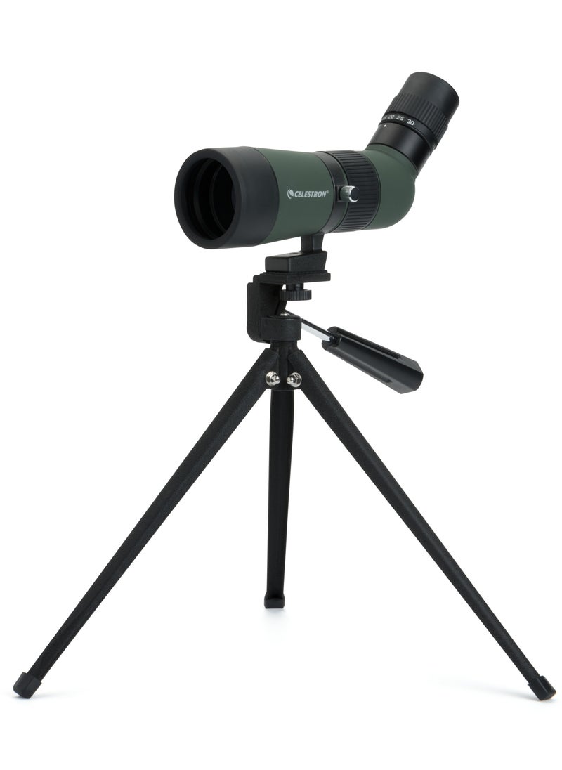 Celestron LandScout 10-30x50mm Angled Zoom Spotting Scope with Table-top Tripod  - Image 1
