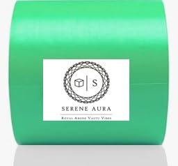 Generic Elega Traders Seren Aura Premium Vastu Tape, Green, 4 INCH*25 METER, Floor Marking Tape for Kitchen and Entrance  - Image 1