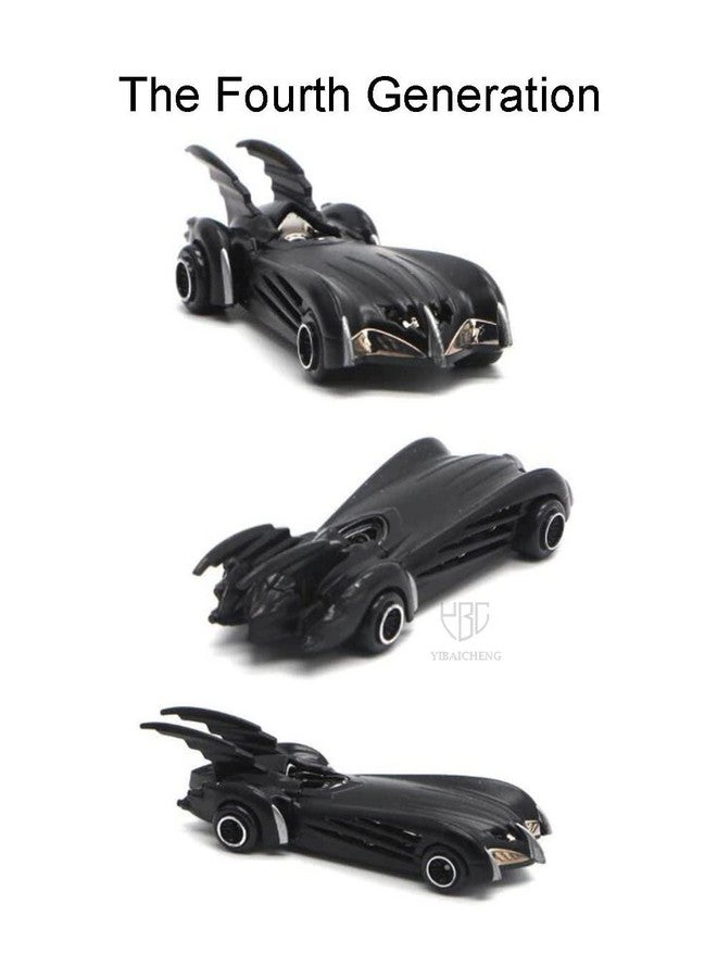 بلس بوينت مجموعة سيارات سوبر هيرو المعدنية السوداء من PLUSPOINT، مجموعة لعب سيارات السباق للأطفال الصغار، مجموعة سيارات مصبوبة للأولاد، زينة الكيك، هدية عيد ميلاد (6 قطع) - Image 5
