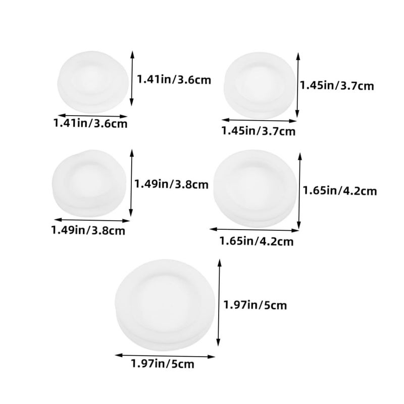 KALLORY 10pcs Universal Rubber Plugs for Piggy Bank Sizes - Image 3