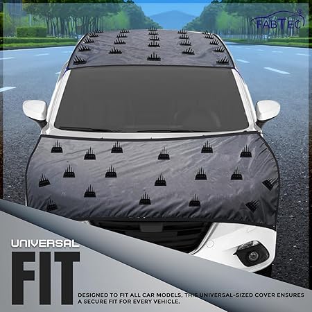 Spaiko Grey Car Spikes Cover Bonnet + Roof Dog Protection Cover with Spikes Full Protection from Dog, Monkeys and Animals (Heavy Duty, Grey, Set of 2 Bonnet + Roof) - Image 4