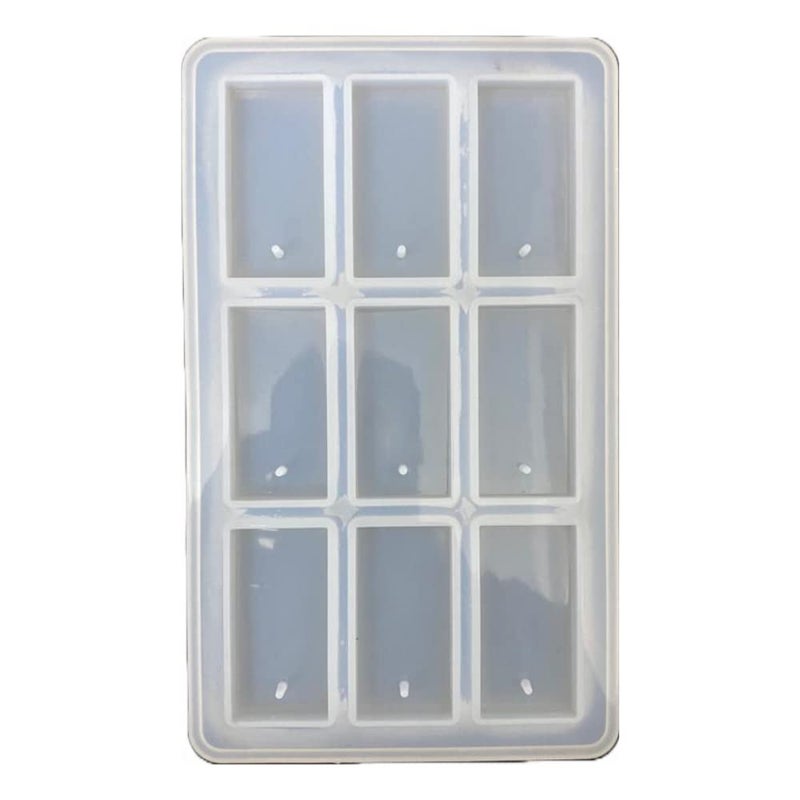 Artool ARTOOL Square Silicone Resin Mold for DIY Earrings Keychain and multiuse Epoxy Resin Art Mould Set of 1 (A75) - Image 1