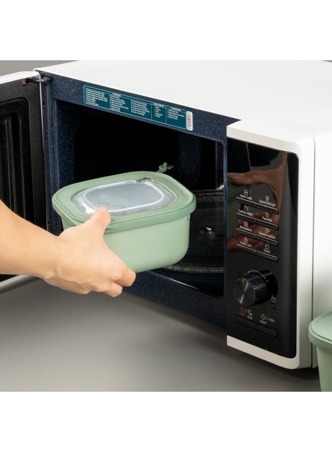 دنيا بلاستيك حاوية تخزين طعام من Dunyaplastik – خالية من مادة BPA، آمنة للاستخدام في الميكروويف، متعددة الألوان – بسعة 1100 مل. - Image 5