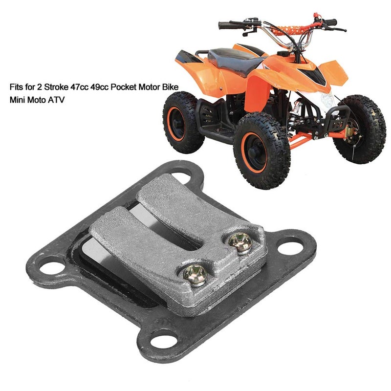 Mini Moto ATV Reed Valve Block Plate Metal Durable Easy Installation - Image 3
