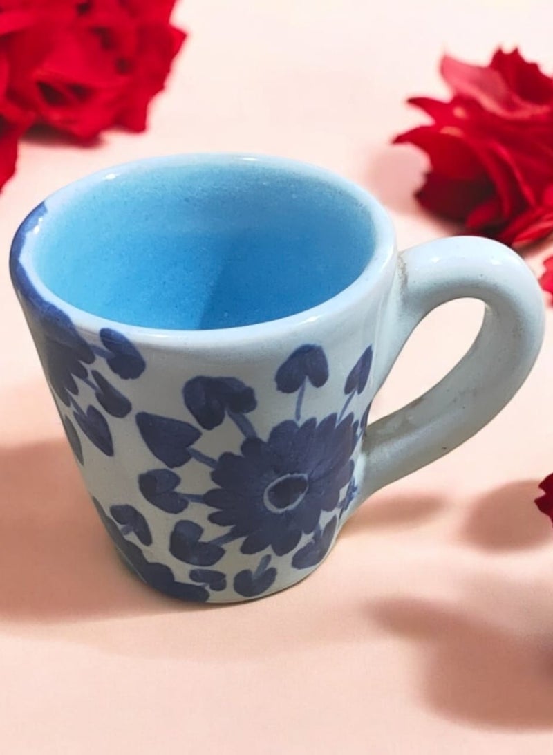 color zone pottery Mug, Microwave Safe, Hand Painted Pottery  - Image 2