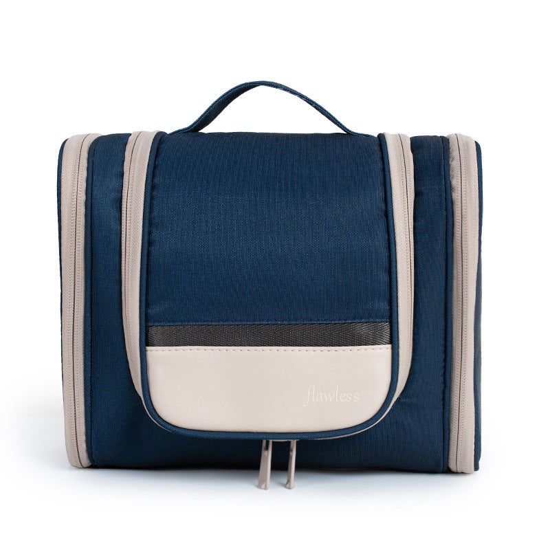 Floss Portable Large Capacity Storage Bag For Business Travel Portable Women'S Cosmetic Bag New Double Opening Toiletry Bag - Image 1