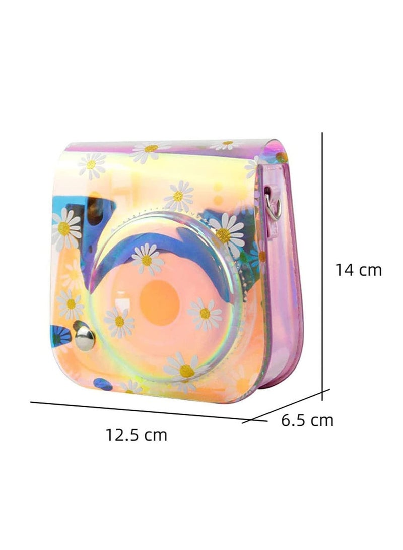 Captaintech Camera Case Compatible For Fujifilm Instax Mini 11, Mini 8, Mini 8+, Mini 9 Camera Bag PVC Protective Cover, with Adjustable Shoulder Strap - Image 5