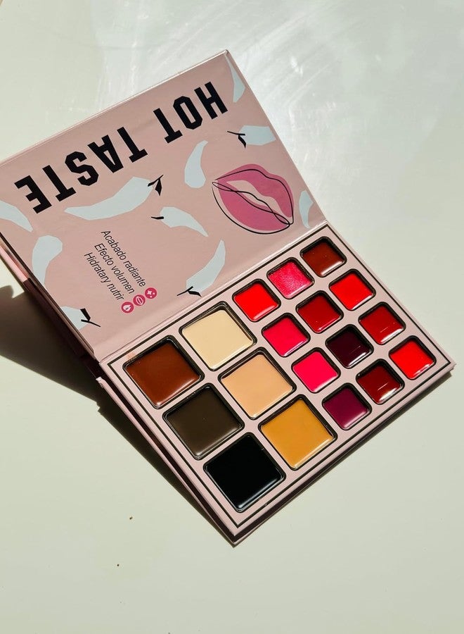 MagicHuda 5 In 1 Makeup Book Kit Highlighter Blush Contour Lip Eyebrow Palette (Glitter And Matte) Eyeshadow Palette All In One Makeup Kit. - Image 4