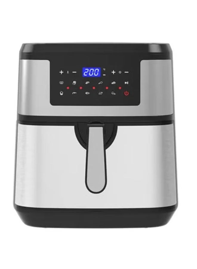 Nova 9.5L Digital Air Fryer, 1600-1800W Large Capacity Oil-Free Cooker, LED Touch Display, Adjustable Temperature, Fast Hot Air Circulation, 60-Minute Timer, Non-Stick Easy-Clean Basket, Silver & Black - Image 1