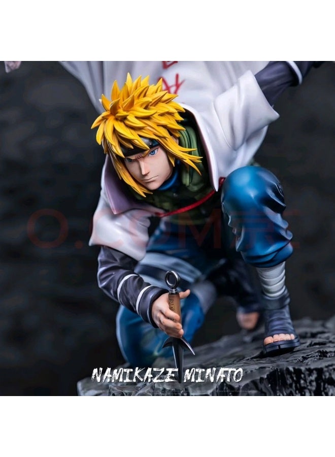 Naruto Namikaze Minato face-changing Doll Model Decoration Desktop Decoration Toy Gift for family and friends - Image 2