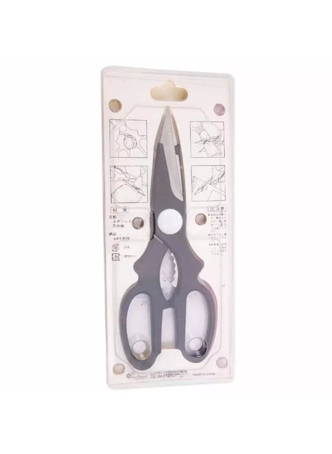 PARTNER Partner Stainless Steel Kitchen Scissor- Black  - Image 4