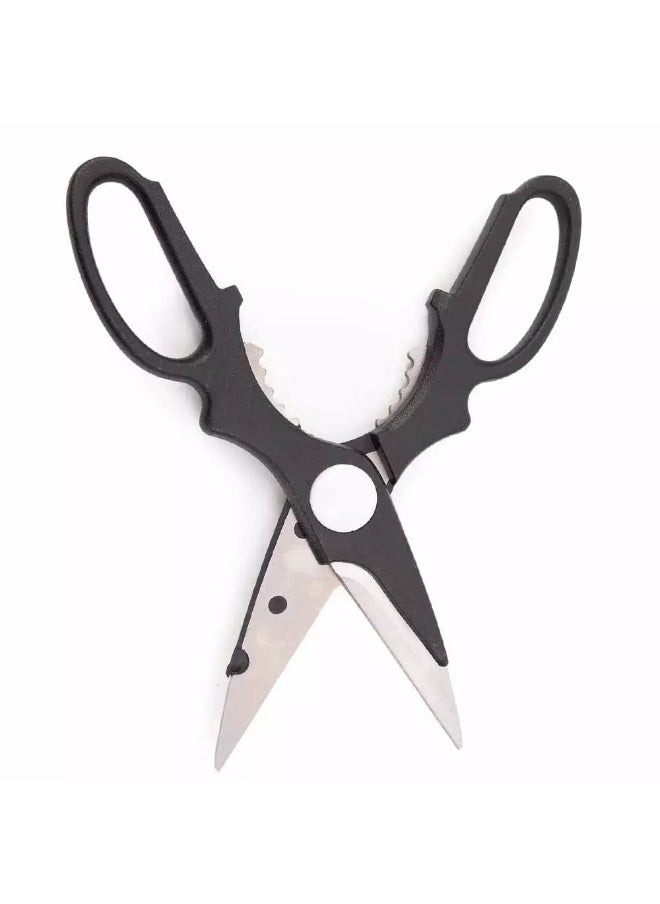 PARTNER Partner Stainless Steel Kitchen Scissor- Black  - Image 2