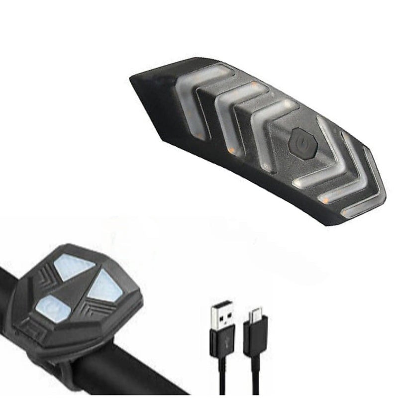 FASTPED ® Bicycle Tail Light USB Rechargable Smart Wireless Remote Control Turn Signal Warning Lamp Bike Taillight (B) - Image 5