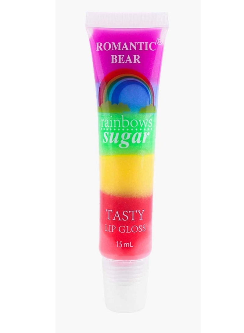 Romantic bear Organic Rainbow Hydration: Transparent Lip Gloss for a Vibrant Glow - Image 1