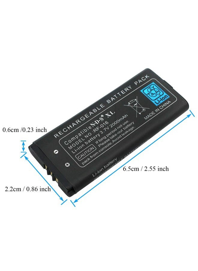 OSTENT 2000mAh Rechargeable Lithium-ion Battery + Tool Pack Kit Compatible for Nintendo NDSiLL NDSiXL - Image 3
