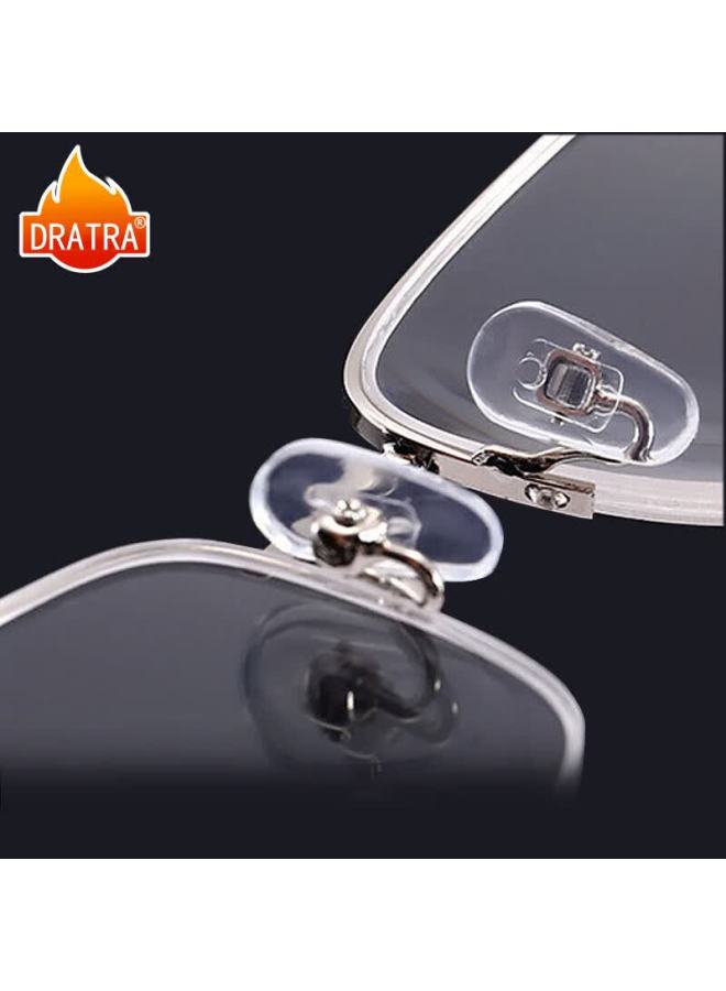 Dratra Hd Reading Gl Resin Lenses Uni Middle-aged And Elderly Fashion Metal Minimalist Frame Business Style - Image 3