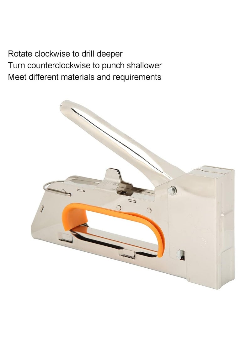 Generic Powerful Tacker Staple Gun Stapler 13/4-6-8mm Manual Nailer Framing Stapler Hand Operated Nailing Tool R23-1008F  - Image 3
